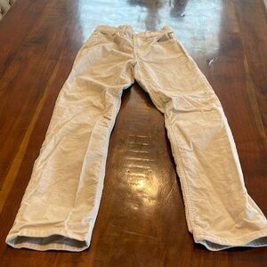 Gap Girls High Rise Loose Corduroy Pants Size 10 Slim EUC